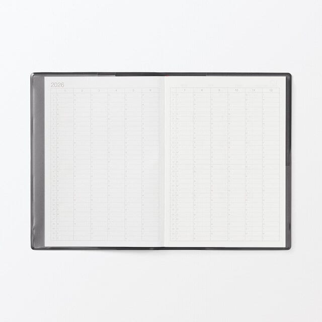 muji 2026 vinyl planner yearly